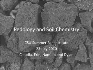 Soil Chemistry and Mineralogy Analysis at CSU Summer Soil Institute