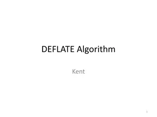 DEFLATE Algorithm: LZ77, Huffman Coding, Compression