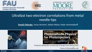 Ultrafast Two-Electron Correlations From Metal Needle Tips in Photoemission Experiments