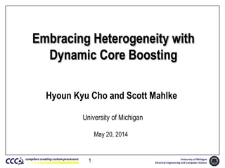 Dynamic Core Boosting for Heterogeneous Computing