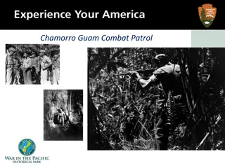 Chamorro Military Patrol in Guam During WWII