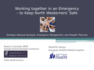 Emergency Preparedness and Strategic Stockpiling for Public Safety