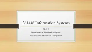 Foundations of Business Intelligence: Traditional Data Organization Challenges