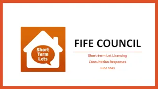 Fife Council Short-term Let Licensing Consultation Responses June 2022