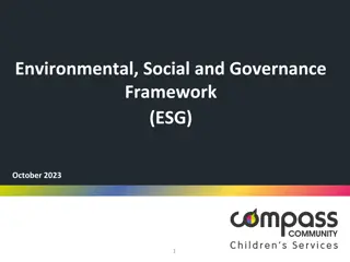 Environmental, Social, and Governance Framework (ESG) Overview