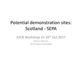 SEPA IUCN Workshop on Potential Demonstration Sites in Scotland