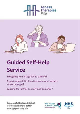 Guided Self-Help Service for Managing Daily Life