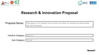 IoT-Based Smart Solar Sun Dryer for Enhanced Fish Drying Process