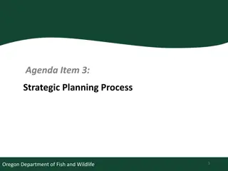 Strategic Planning Process for Oregon Department of Fish and Wildlife