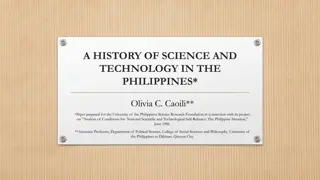 Evolution of Science and Technology in the Philippines