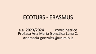 Ecoturs Erasmus