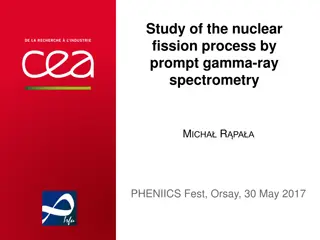 Study of Nuclear Fission Process Through Gamma-Ray Spectrometry