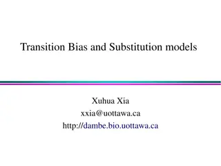 Transition Bias and Substitution Models in Genetics