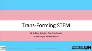 Inclusivity in STEM: Transgender Perspectives and Advocacy