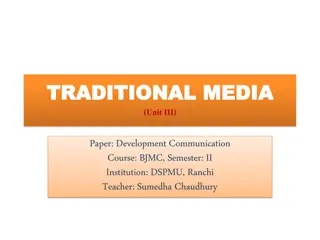 Importance of Traditional Media in Rural India