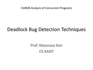 Discovering Techniques for Detecting Deadlock Bugs in Concurrent Programs