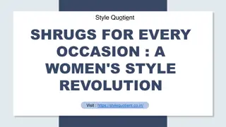 Shrugs for Every Occasion A Womens Style Revolution