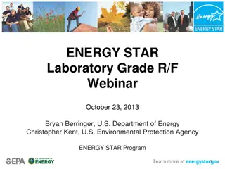 ENERGY STAR Laboratory Grade R/F Webinar Summary