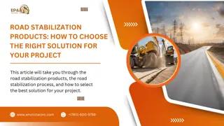 Road Stabilization Products: How to Choose the Right Solution for Your Project.1