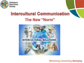 Intercultural Communication for Global Understanding