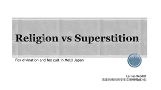 Fox Divination and Superstition in Meiji Japan: A Cultural Examination