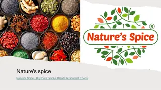 Curry blend From Nature's Spice