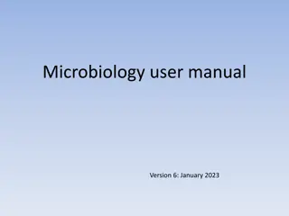 Microbiology User Manual Version 6: Health and Safety Considerations