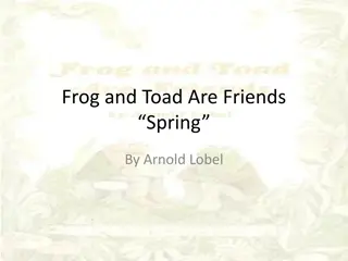 Frog and Toad Are Friends: A Spring Awakening Adventure