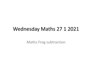 Math Frog Subtraction Practice for Kids