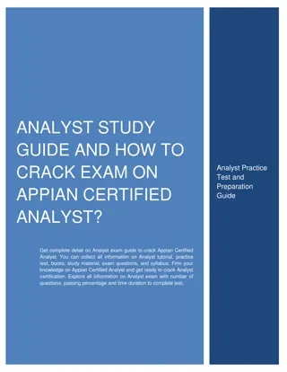 Analyst Study Guide and How to Crack Exam on Appian Certified Analyst?