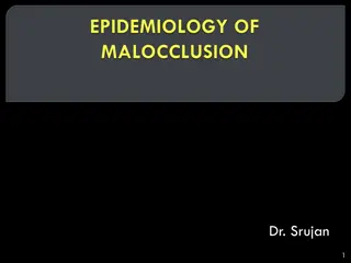 Malocclusion: Epidemiology, Terminologies, and Orthodontic Concepts