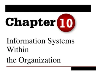 Information Systems in Organizations: Overview and Implementation