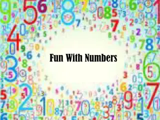 Fun With Numbers Activities and Practice Problems