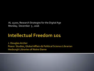 Intellectual Freedom in American Society