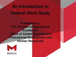 Guide to Federal Work Study Program for Students