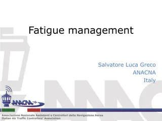 Fatigue Management and Restorative Sleep