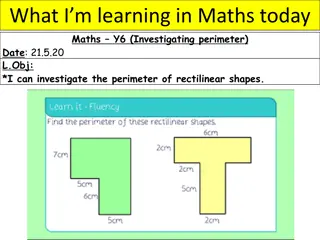 Investigating Perimeter of Rectilinear Shapes in Year 6 Maths