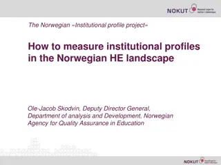 Diversity in the Norwegian Higher Education Landscape