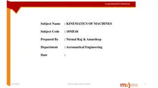 Gear Trains and Rolling Cylinders in Kinematics of Machines