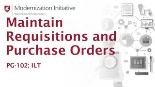 Comprehensive Training on Managing Requisitions and Purchase Orders