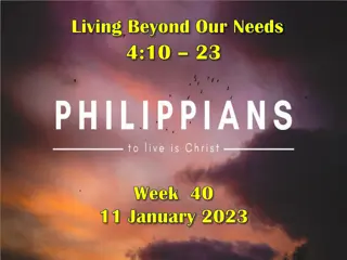 Exploring Joy and Contentment in Philippians