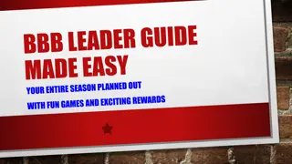 Exciting and Effective BBB Leader Guide Made Easy Workshop