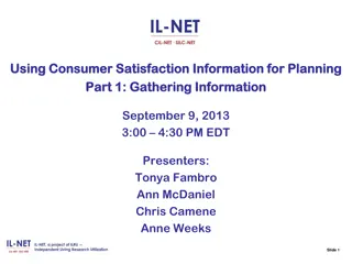 Utilizing Consumer Satisfaction Data for Effective Planning