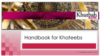 Enhancing Impact: Handbook for Khateebs