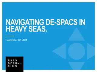 Navigating De-SPACs: Key Negotiation Points and Merger Terms