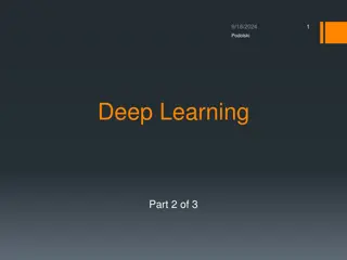 Deep Learning Concepts through Podolski's Slides