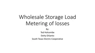 Wholesale Storage Load Metering of Losses in Distributed Generation Battery Facility