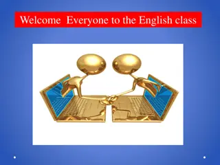 Comprehensive English Class Introduction with Media and Communication Lesson