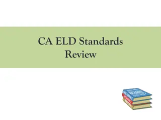 Comprehensive Review of California ELD Standards Implementation