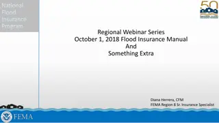 National Flood Insurance Program Overview